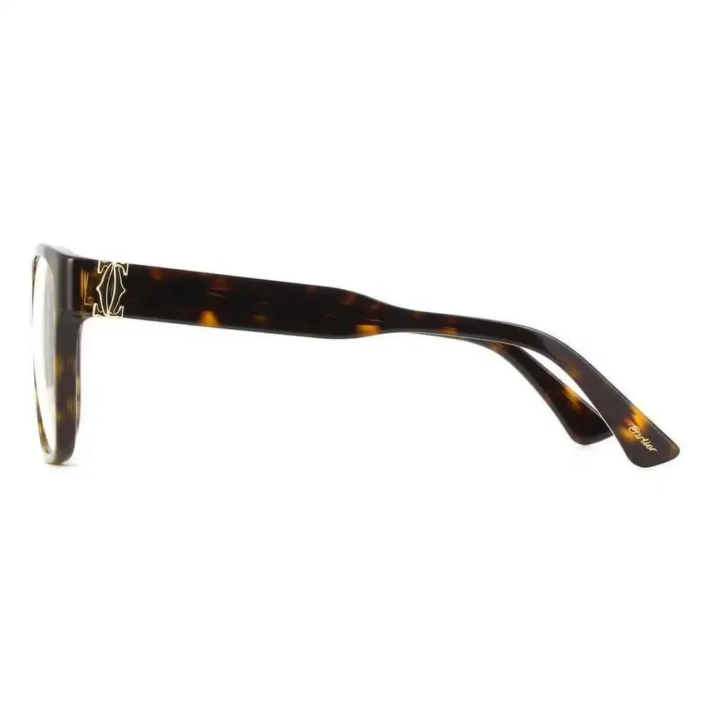 Cartier CT0451O Eyeglasses Havana Acetate Square